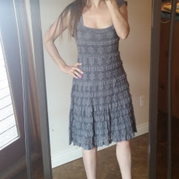 Max Studio Dresses & Skirts - Max Studio Gray Lace Dress